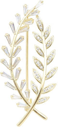 Brooch Pins for Women Girls Fashion Flower Crystal Rhinestone Pearl Jewelry