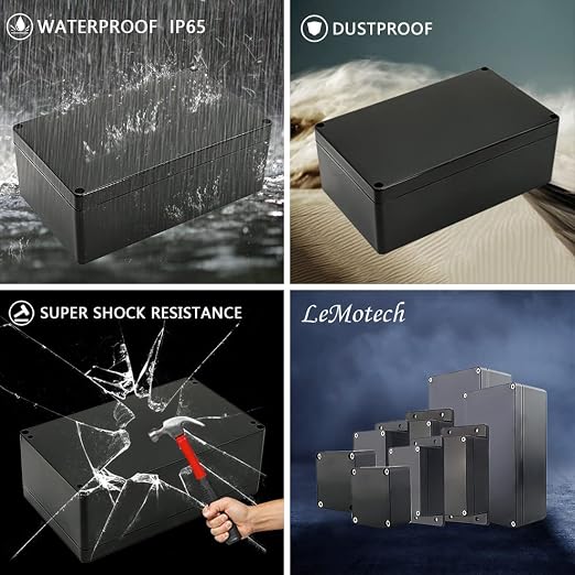 Project Box ABS Plastic IP65 Waterproof Dustproof Electrical Junction Box - Image 8