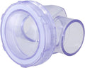 PVC Check Valve for Backflow Prevention, 50mm Transparent Non-Return Water by Unknown