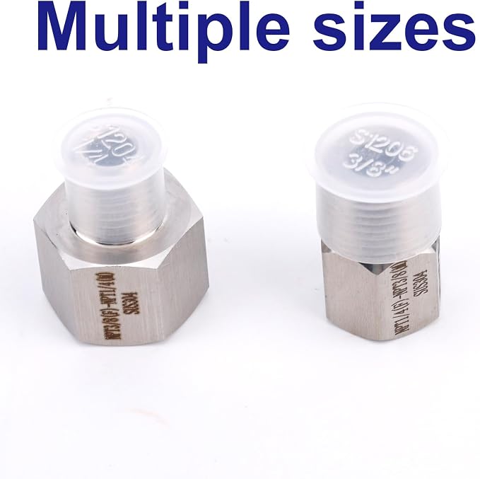 2pcs 1/4" to 3/8" & 3/8" to 1/4" Male & Female Reducer Adapter | Stainless - Image 6