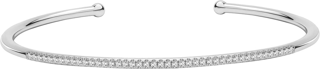 EcoGems Lab Grown Gemstone & Moissanite Bracelets – 14K White or Yellow Gold Plated Sterling Silver – Featuring Lab Grown Diamonds, Emeralds, Paraiba, Sapphire & Pearls – Sustainable Luxury Gift with Gift Box