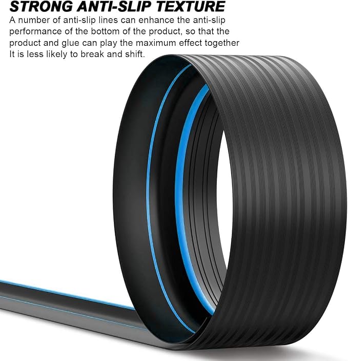 Jin&Bao Universal Garage Door Threshold Seal Strip 20FT Kit, Bottom Waterproof - Image 3