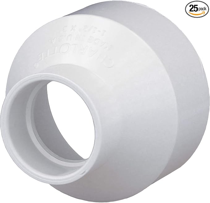 CHARLOTTE PIPE 1 1/2 x 3 Pipe DWVINCREASER Reducer DWV by Charlotte+Pipe
