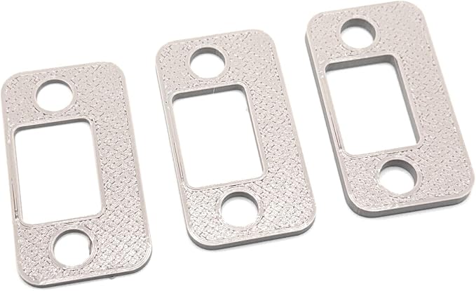 Door Strike Shims Spacer for Interior and Exterior Door Latch Plate Alignment - Image 2