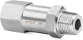 ChillWaves 304 Stainless Steel In-Line Split Check Valve 3/4" NPT Male x 3/4" by VisittheCHILLWAVES