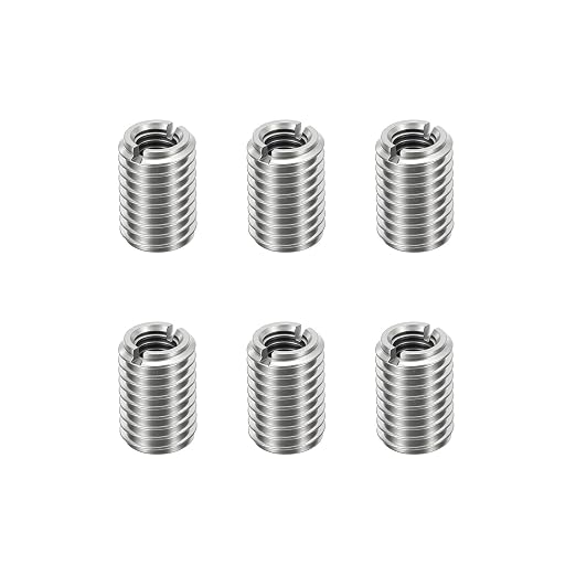 6Pcs Thread Adapter Sleeve Reducing Nut, M16 M to M10 F, 15mm Length | M16 x 2 by HIPICCO