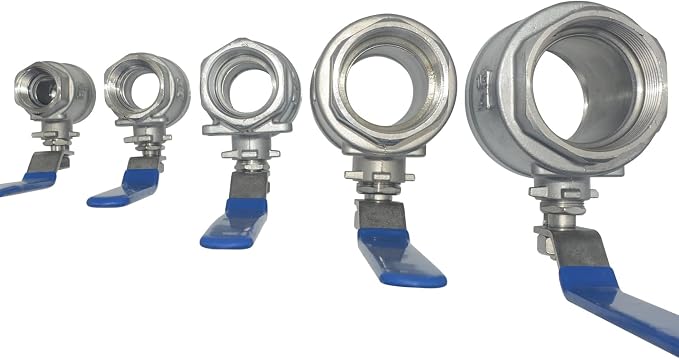 DAN SPEED 3/4" NPT Female 316 Stainless Steel Full Port Ball Valve Vinyl Handle - Image 6