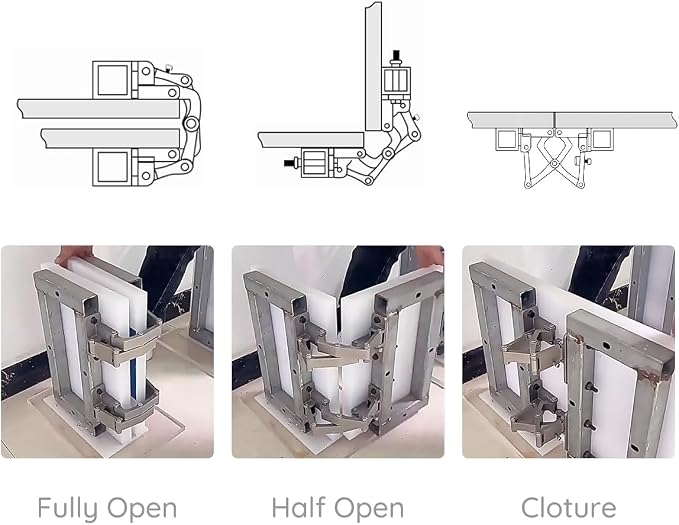 Fence Gate Hinges，Heavy Duty Steel Frame Hinges, 180 Degree Open, Weld onto The - Image 5