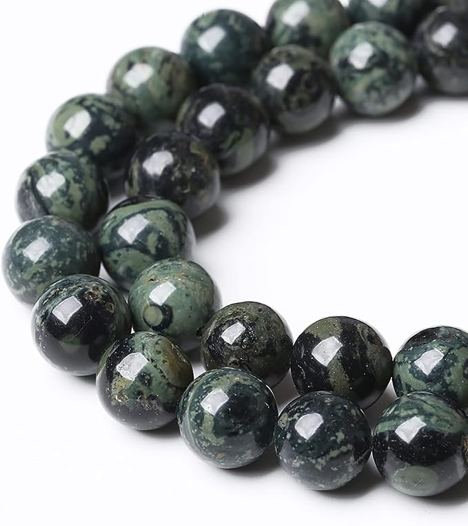 6mm 60pcs Natural Kambaba Jasper Beads Round Loose Energy Healing Stone Beads for Jewelry Making DIY Bracelet 15 Inch