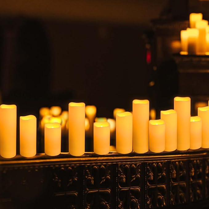 48- Pack of 3 Sizes of LED Flameless Candles.This Candle is Suitable - Image 8