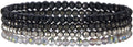 Noessla Beaded Boho Stretch Bracelet Colorful Stackable Crystal Beads Bracelets Trendy Costume Jewelry Mothers Day Gifts for Women