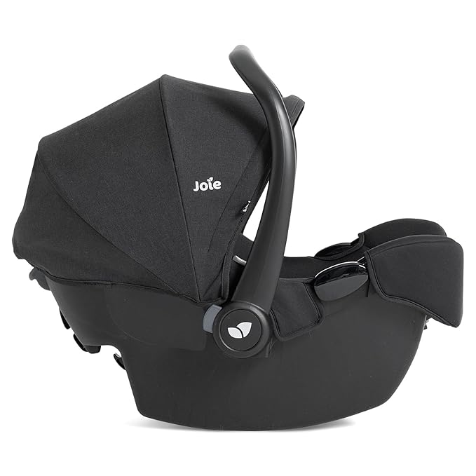 Joie, Kava and Rue Travel System - 3-in-1 Stroller, Lightweight Infant Car Seat & Anti-Rebound Base, All-Wheel Suspension, Reversible Seat (Shale)