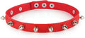 HZMAN Fashion Women Men Cool Punk Goth Metal Spike Studded Link Leather Collar Choker Necklace