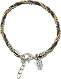 925 Sterling Silver Chain, Italian-Made Jewelry Set with Gold Tone Accent (Luxurious Leather Gift Box Included)