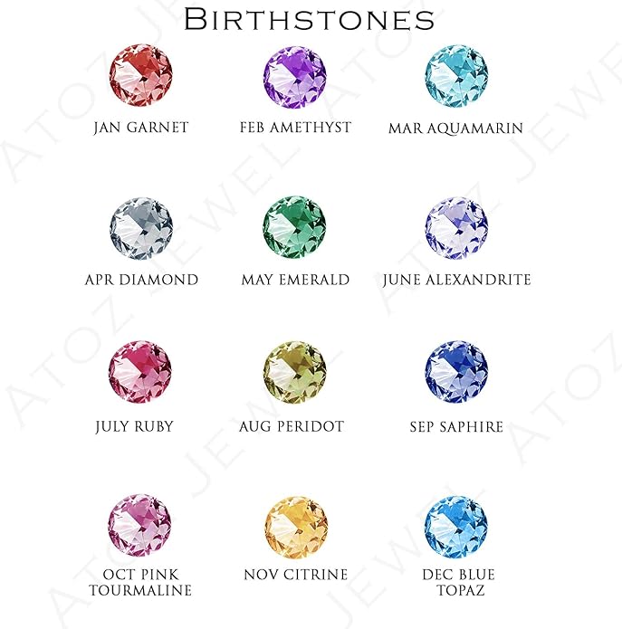 Evil Eye Birthstones Earrings, Minimalist Family Earring, Sterling Silver Earring, Personalized Gift, Mothers Day Gift, 14K Gold Jewelry