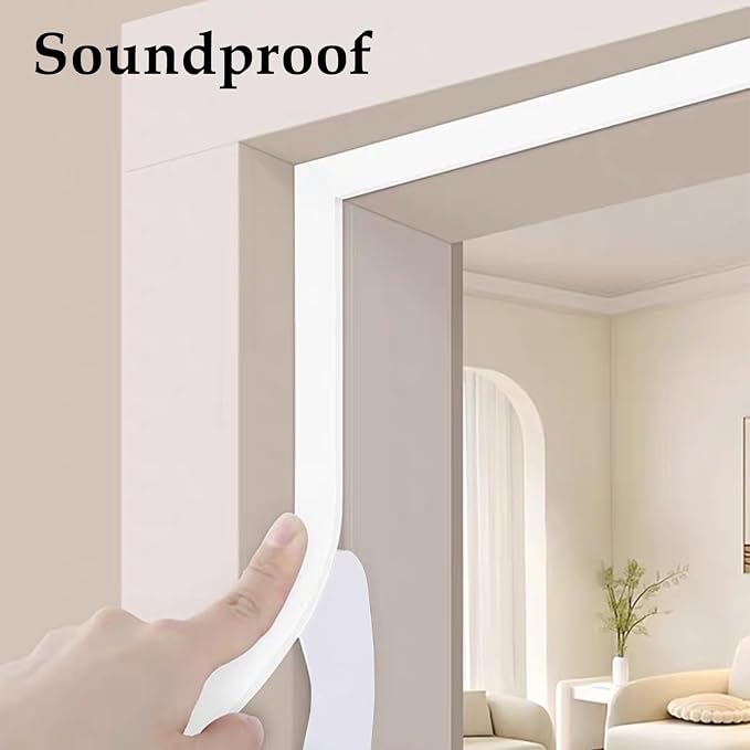 Weather Stripping Door Seal White, 2Inch Wide X 1/4 Inch Thick, Air Conditioner - Image 5