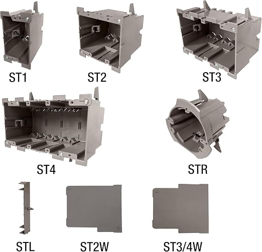 SmarToggle Three Gang Retrofit Wall Box – Old Work Electrical Box - Image 4
