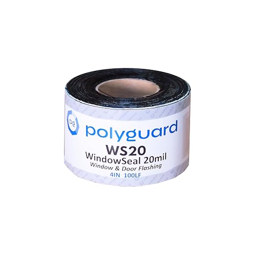 POLYGUARD WindowSeal Window and Door Flashing Tape, 4 in x 100 ft Roll by POLYGUARD