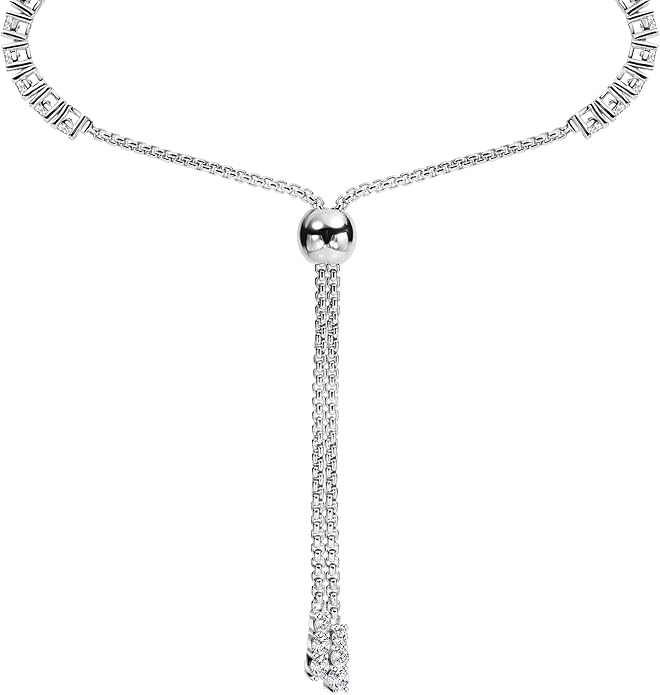 EcoGems Lab Grown Gemstone & Moissanite Bracelets – 14K/18K White or Yellow Gold Plated Sterling Silver – D Color VVS/VS Clarity – Elegant Sustainable Jewelry Gift with Gift Box