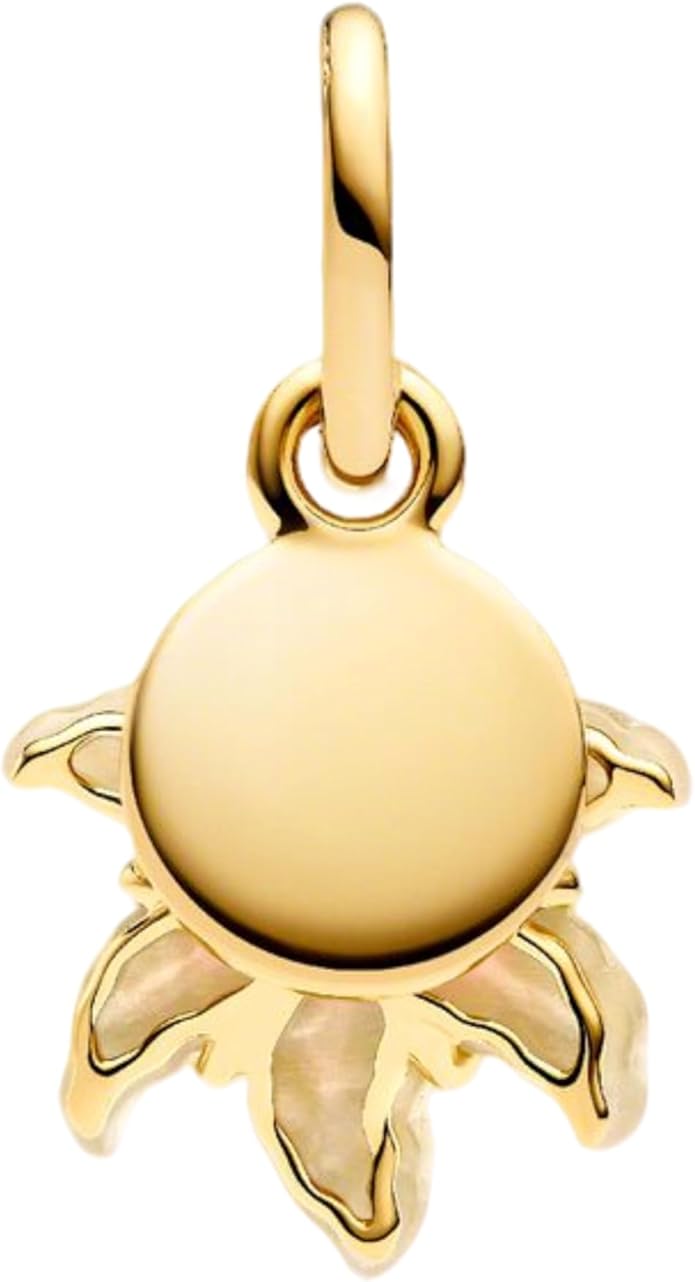 Gold Heart Family Charms Bead for Bracelets and Necklaces Jewelry Charm for Women Valentine Mother's Day