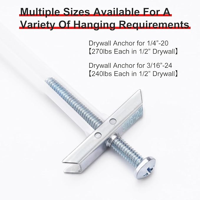 10 Pack Drywall Anchor with Included Bolts - Image 6
