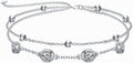 Dorunmo 925 Sterling Silver Birthstone Anklet Bracelets for Women Birthday Mother's Day Jewelry Gifts for Wife Girlfriend Mother Her