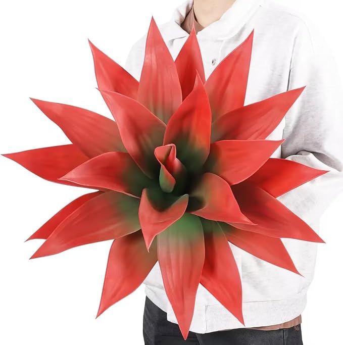 Velener Fall Fake Agave Artificial Plant Outdoor, Unpotted Faux Plants by Velener