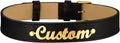 Custom4U Personalized Black Leather Choker Necklace with Picture/Name/Initials/Letters Charm,Custom Made Adjustable Choker Collar Gothic Punk Necklaces Jewelry Gifts for Women