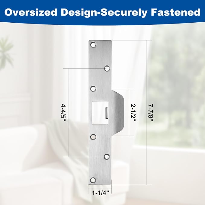 U 9551 Door Reinforcement Plate & U9476 Latch Strike - Image 6