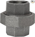 3/4" Pipe Fittings Union Home Expert 10 Pack Malleable Cast Iron Pipe Union | by HomeExpert