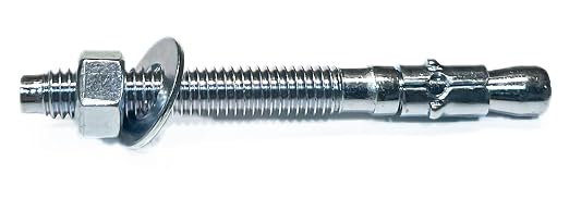 MIGHTY FASTENERS Zinc-Plated Steel Wedge Anchors, 5/8" X 4-1/2" by We%E2%80%99reFastenedtoYourNeeds