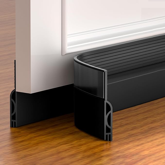 Door Draft Stopper, Adjustable Door Sweep by PUNDIN