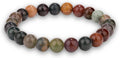 Crystal Vibe 8mm Beaded Bracelets For Women Men - Healing Crystal Bracelet - Adjustable Size