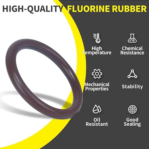 ZDBB 386 PCS Metric FKM Viton O Ring Kit 30 Sizes Fluorocarbon Oring Assortment - Image 5
