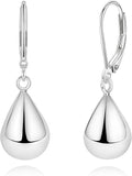 14K Gold Earring Cross Waterdrop Butterfly Heart Knot Earrings for Women Gold Silver Cross Leverback Drop Gold Silver Teardrop Hoop Dangle Earring White Gold Dangle Drop Earring