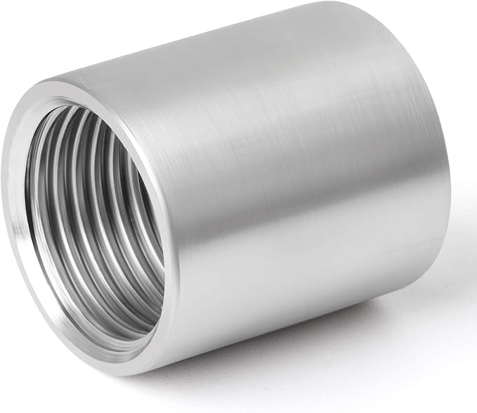 10PCS 304 Stainless Steel Cast Pipe Fitting, 1/4" x 1/4" NPT Female Threaded - Image 2
