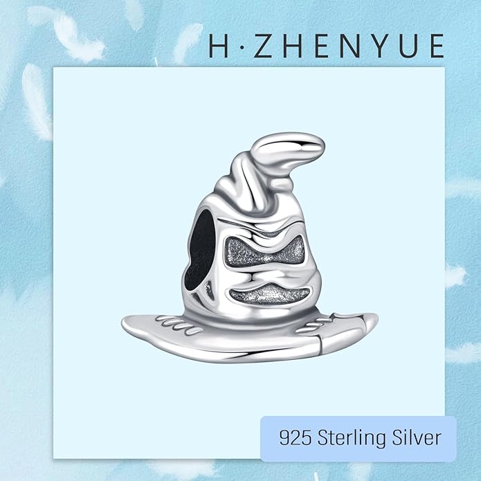 925 Sterling Silver Charms Magic Movie Character Dangle Beads for Bracelets and Necklaces Jewelry for Women