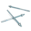 3/8" x 7" Concrete Anchors 3/8 inch Wedge Anchors Bolts Zinc Plated by HROMIGRY