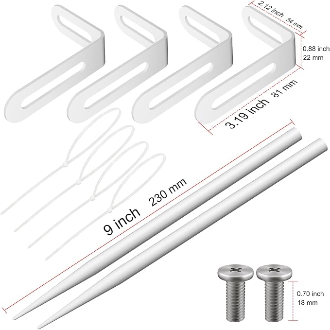 Downspout Bracket, Heavy Duty Size-Adjustable Storm-Proof Downpipe Bracket - Image 3