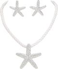 Bocar Starfish Pendant Necklace for Women