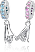 Bible Family Mom Wife Love Heart Dangle Charm 925 Sterling Silver Charms fits Bracelets and Necklace Pendant Bead Charms Jewelry Present for Women Family Friends