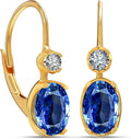 LeCalla 925 Sterling Silver Leverback Drop Earrings Lightweight Bohemia Teardrop Drop Dangle Earring for Women