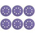 HARFINGTON 15Pcs 5Inch Sanding Disc 8 Hole 800Grit Purple Aluminum Oxide | Hook by HARFINGTON