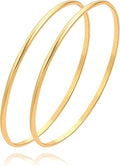 POTESSA 18K Gold Plated Cuff Bracelets Adjustable Dainty Bangle Handemade Jewelry for Women