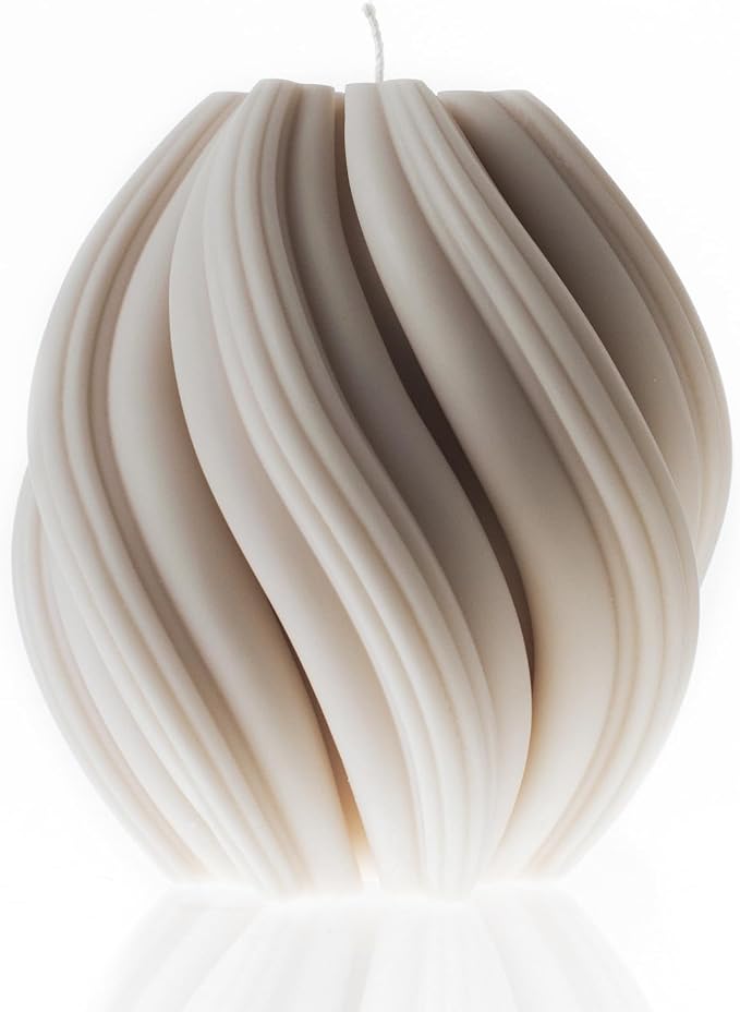 LAWA Swirl Candle by LAWA+Candles