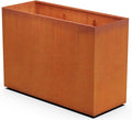 Large Rectangular Planters for Outdoor Plants – 60x24x42 Corten Steel Planter by Plantercraft