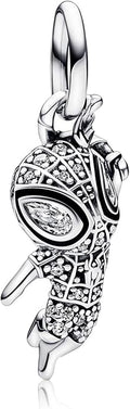 MITSOKU 925 Sterling Silver Charms for Bracelets Necklaces Animal prototype Pendant Safety Chain Dangle Pendants Beads Christmas Day Charms Jewelry Gift for Women