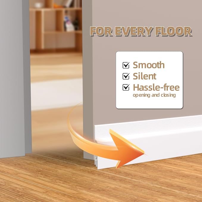 KNEELISA 78" Brown Under Door Draft Stopper Interior - Image 7