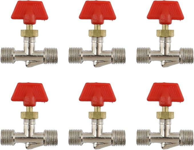 Ball Valves Shut Off Valves Zinc Alloy Ball Valve Shut Off Switch, 1/4 Male to by Home