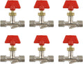 Ball Valves Shut Off Valves Zinc Alloy Ball Valve Shut Off Switch, 1/4 Male to by Home